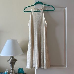 Off-white Lace Dress